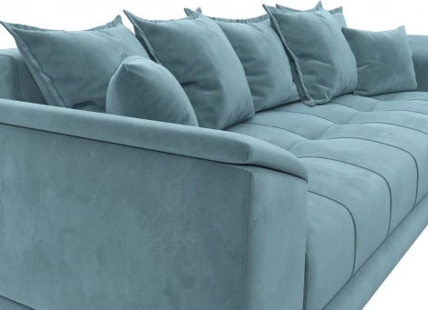 Диван прямой НордСтар НПБ Лига Диванов (Велюр) арт.129450