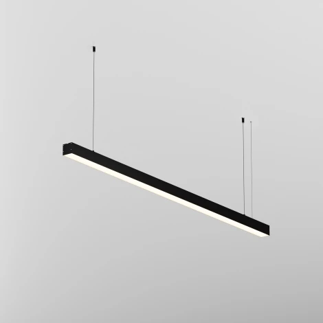 Подвесной светильник линейный светодиодный Maytoni Technical LL312030 4000K 50x50 черный 1,5 м