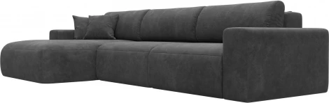 Диван угловой Лига-036 НПБ Классик Лонг левый угол Лига Диванов (Велюр) арт.127785L