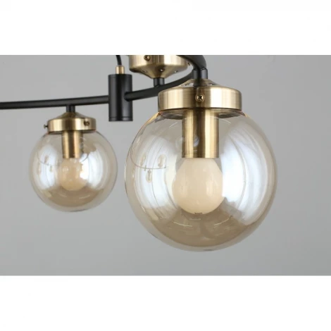 Подвесная люстра Omnilux Sorrento OML-94003-10 (220V, на проводе, шарики)