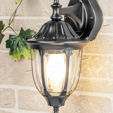 Настенный фонарь уличный Elektrostandard Feliz GL 1002D черный