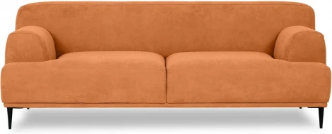 Диван Portofino 2-х местный ОГОГО (арт.471104), (Рогожка/Оранжевый)