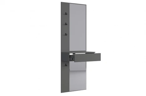 Зеркало Мерси Mebelson (ЛДСП,Зеркало,Пластик,Дерево/Графит) арт.177192,2125