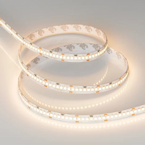 Светодиодная лента RT-A252-10mm 24V Warm2700 (11 W/m, IP20, 2835, 5m) (Arlight, Открытый) 022653(2)