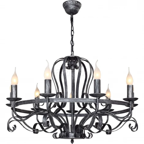 Подвесная люстра F-Promo Palermo 2162-9P (220V, на цепи, подсвечник, свеча)