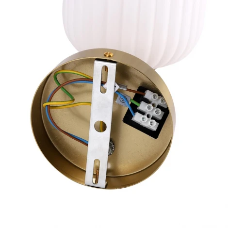 Бра Lumion Alegra 8334/1W бронза/белый, металл/керамика/стекло E27 40W 220V