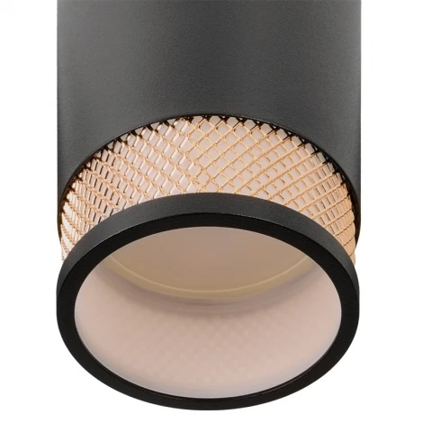 Точечный светильник накладной Wolta WSL-GU10/12BG под лампу GU10 Черный / золотой RETE