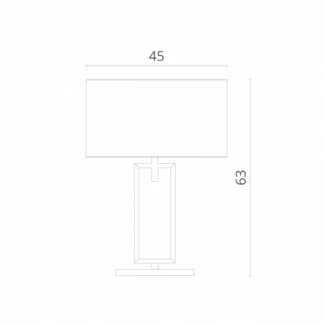 Интерьерная настольная лампа Divinare Porta 5933/01 TL-1 (220V)