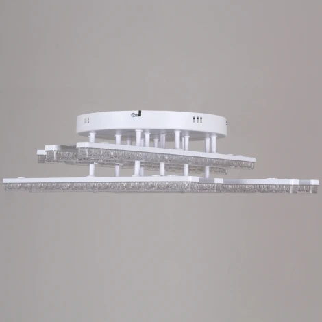 Потолочная люстра светодиодная на штанге с регулировкой цветовой температуры, яркости и ночным режимом Reluce 78290-0.3-08 WH