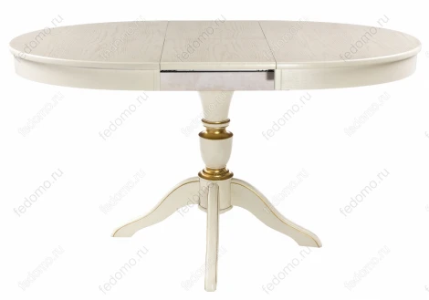 Стол Woodville Arno молочный патина 438328