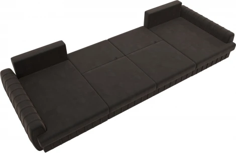 Диван П-образный Лига-057 НПБ Лонг Лига Диванов (Велюр) арт.129330