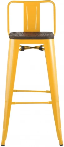 Стул барный Stool Group TOLIX WOOD со спинкой желтый УТ000001866