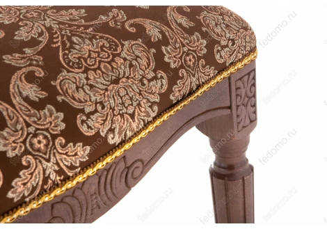 Банкетка Woodville Беттино орех / шоколад 318609