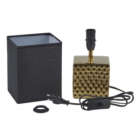 Настольная лампа Uniel UML-B306 E14 GOLD/BLACK