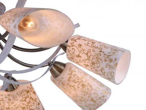 Потолочная люстра Arte Lamp Leticia A6212PL-8WG