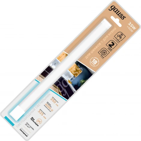 Настенно-потолочный светильник Gauss 9021531235 (LED, 220V, датчик движения)