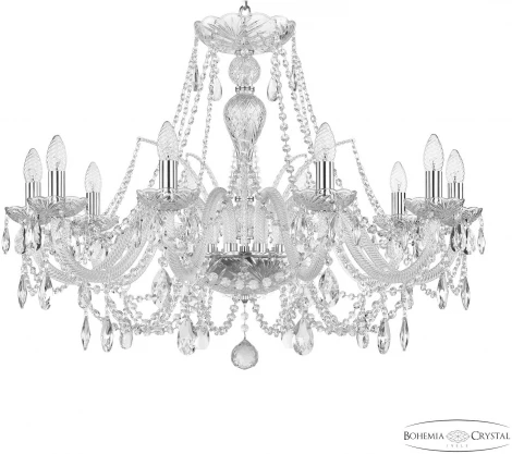 Подвесная люстра Bohemia 105 105/10/300 Ni (220V, подвески, на цепи, подсвечник, свеча)