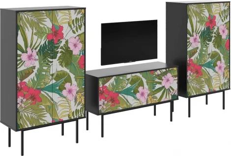 Композиция Boho Color 3 ОГОГО (арт.599574), (ЛДСП/Черный)