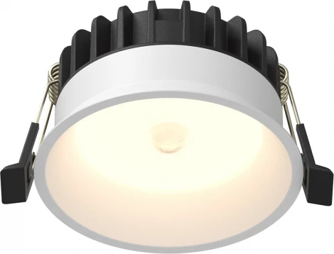 Встраиваемый светильник Maytoni Okno DL055-8W3K-SEN-W (LED, 220V, датчик движения, круглые, IP44)