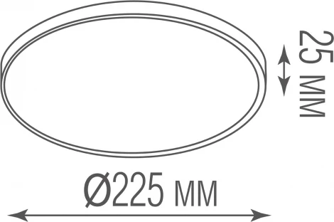 Потолочный светильник Donolux Disco DL20171R18W1B
