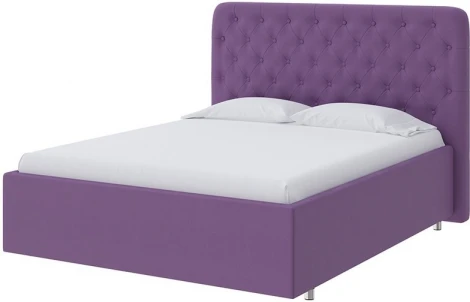 PROxSON Кровать Classic Large (Ткань: Велюр Forest 741 Светло-фиолетовый) 90x200