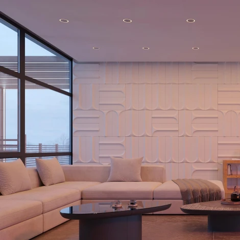 Встраиваемый точечный светильник под гипсокартон SP-ARCLOOP-TRIMLESS-D180-20W Day4000-Warm3000 (WH, 120 deg, 230V) (Arlight, Алюминий) 051584 (LED)