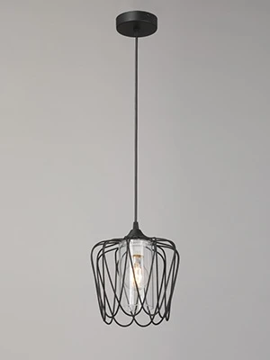 Подвесной светильник Vitaluce V2846-1/1S (220V, на проводе, клетка)