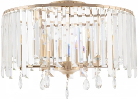 Потолочная люстра хрустальная на штанге Arte Milano Sorrento-2509 372509/6/500 GD (220V)