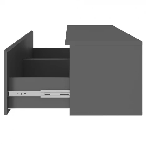 Тумба БТС подвесная Симпл ШКН-07, графит