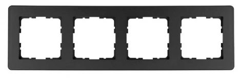 Рамка на 4 поста (антрацит) Jasmart G-Flex G1104B