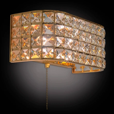 Бра Citilux Портал CL324402 (220V, хрусталь K9, выключатель)