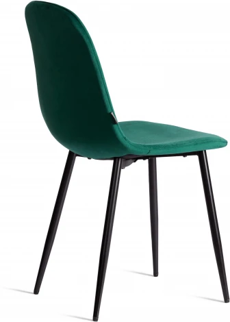 Стул BREEZE (mod. JSC-58) / 1 шт. в упаковке (Велюр,Металл  /Зеленый,Черный)