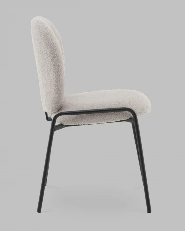 Стул Моллек букле светло-серый Stool Group арт.УТ000041521