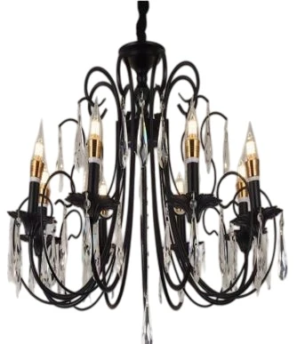 Подвесная люстра PL3901-10 BK Мелодия Света PL1N 000067347