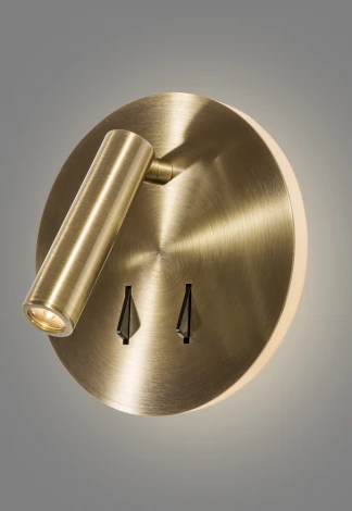 Бра для чтения Crystal Lux CLT 223 223W BZ (LED, 220V, выключатель)