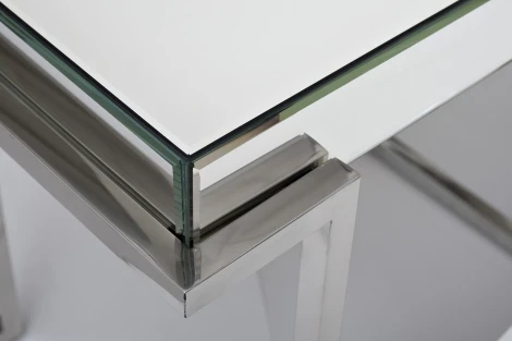 Журнальный стол Garda Decor KFG130 (Хром/Зеркальный)