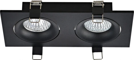 Встраиваемый светильник Donolux Saturn DL18412/02TSQ Black (220V)