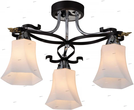 Потолочная люстра IDLamp Monga 849/3PF-Dark