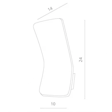 Настенный светильник уличный Arte Lamp Scorcio A8053AL-1WH
