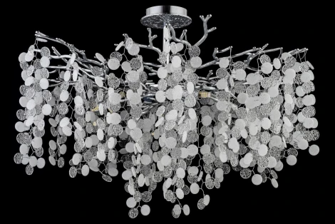 Потолочная люстра хрустальная на штанге Dio D`arte Tavenna Nickel Tavenna H 1.3.76.103 N (220V)