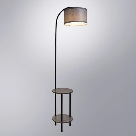 Торшер со столиком Arte Lamp Combo A4055PN-1BK