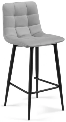 Полубарный стул Notta Чилли К светло-серый / черный 537074
