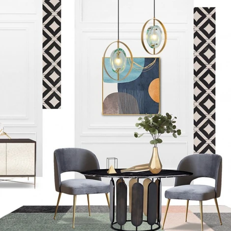 Подвесной светильник Isendo One ImperiumLoft Isendo-One01 (140773-26) (220V, на проводе, кольцо)