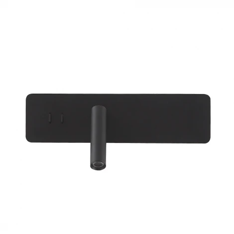 Настенный светильник со спотом с выключателем Crystal Lux VECTOR AP15W LED BL