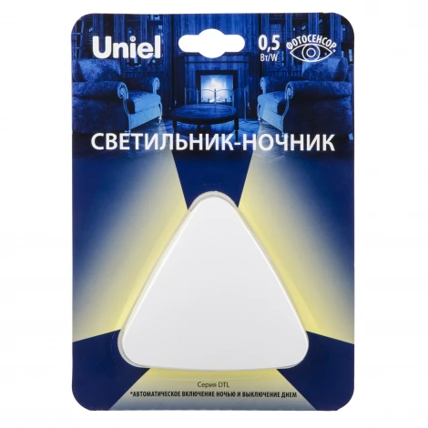 Ночник Uniel DTL-320 Треугольник/White/Sensor