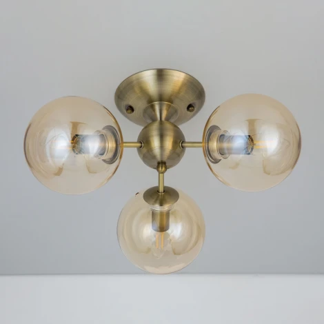 Потолочная люстра Citilux Томми CL102133 (220V, шарики, молекулы)