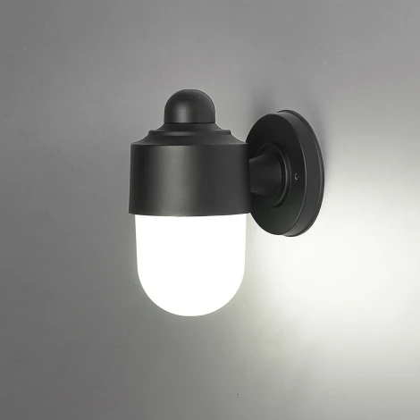 Уличный настенный светильник Escada 30008 30008W/01 E27*10W IP44 Black (220V)