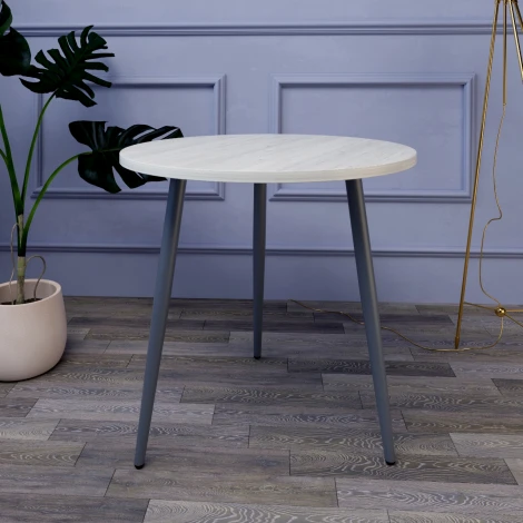 Стол Брайт, Маренго серый/Наоми, Дебют