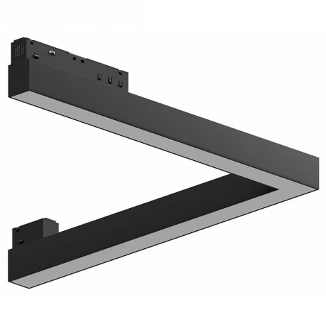 Трековый светильник магнитный светодиодный угловой 48V 24W Hesby Lighting ElDeko HSBL_0234