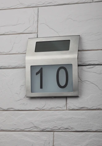 Настенный светильник уличный на солнечной батарее Эра ERAFS048-09 (LED, датчик освещенности)